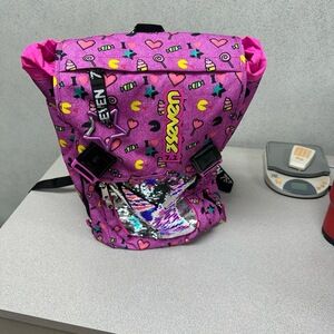 NWT Seven Backpack Kids Purple Multi Iridescent School Bag